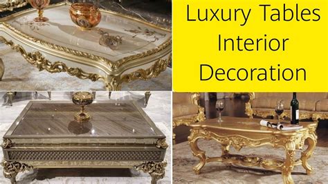 Luxury Wooden Center Table Designs|Tables Decor|Tables Interior|Home Decoration💐 - YouTube