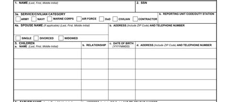 Dd 93 Form ≡ Fill Out Printable PDF Forms Online