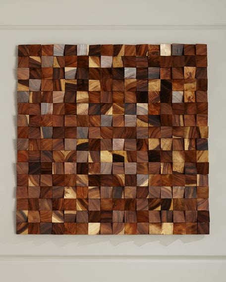 The Phillips Collection Wood Blocks Wall Panel Decor