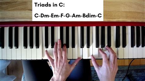 Cycle of 5ths on the piano tutorial - Part I, C Major - YouTube