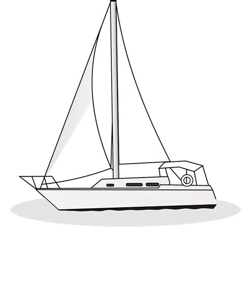 Boat Yacht Sail - Free vector graphic on Pixabay