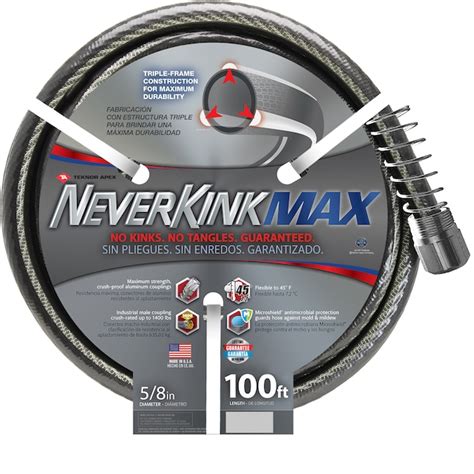 Teknor Apex Neverkink Max 5/8-in x 100-ft Premium-Duty Kink Free Vinyl ...