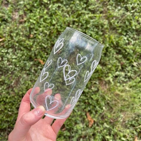 Drinkware Tumblers & Water Glasses Heart Beer Can Glass Heart Beer Can ...