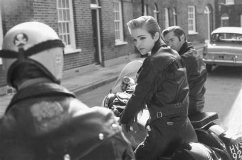 Lady bikers 1950's | Rocker girl, Cafe racer girl, Classy people