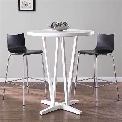 SEI - Dvon White Bar Height Table | Couches.com