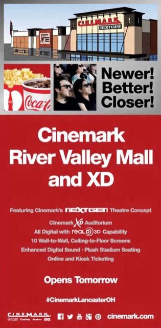 Cinemark River Valley Mall and XD in Lancaster, OH - Cinema Treasures