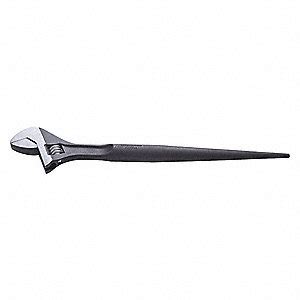 WESTWARD Adjustable Spud Wrench 1-5/8" Head Size, 16-3/8" L, Alloy Steel - 447Z55|447Z55 - Grainger