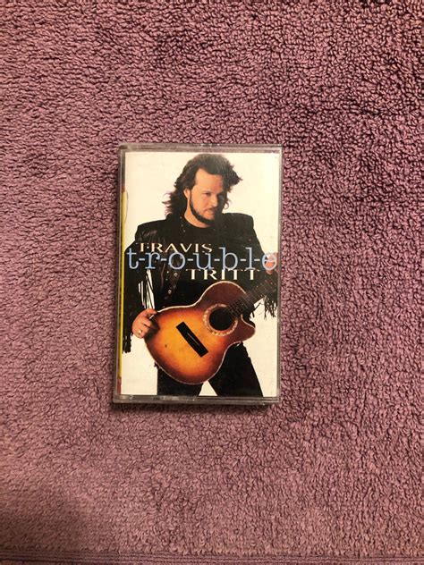 VINTAGE Travis Tritt Trouble Cassette Rare - Etsy