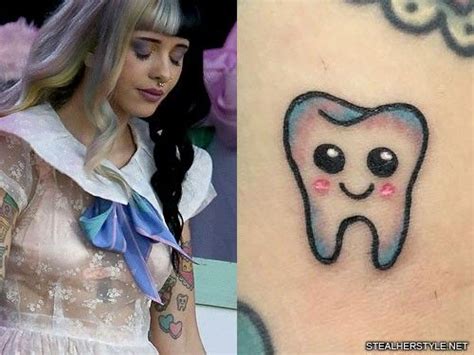 melanie-martinez-tooth-tattoo | Tooth tattoo, Melanie martinez teeth ...