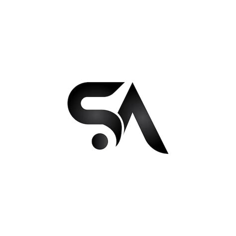 Premium Vector | SA Letter Logo Design