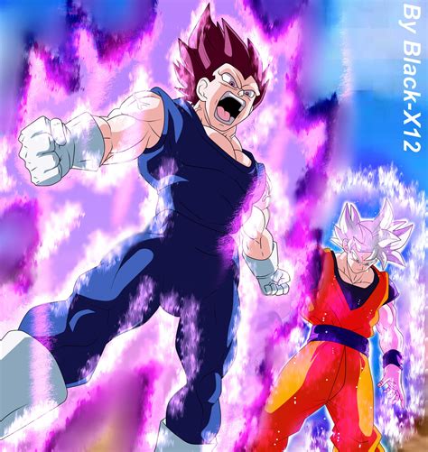 UE vegeta and UI goku by Black-X12 on DeviantArt