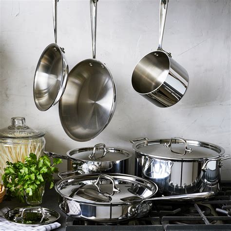 All-Clad D3 Stainless Steel 10-Piece Set | Sur La Table