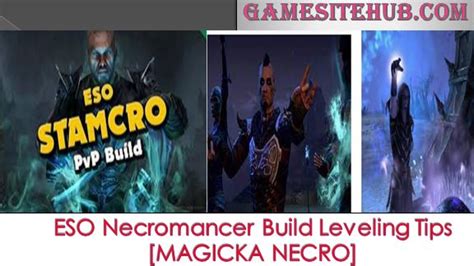 ESO Necromancer Build Leveling Tips [MAGICKA NECRO] - GAME SITE HUB