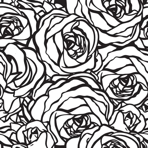 Rose Pattern Background