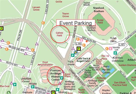 Stanford Computer Forum - Directions : Galvez Field Parking