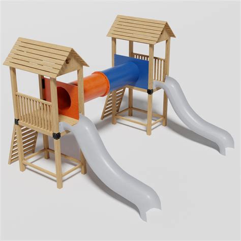 3D model Slide-Tube Playground - TurboSquid 1878692