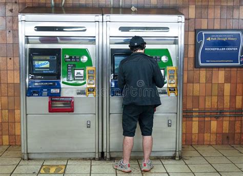 New York City MetroCard Vending Machine Located in Rockefeller Center ...