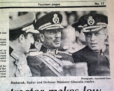 ANWAR SADAT Egyptian President ASSASSINATION 1st Report w/ Photos 1981 ...