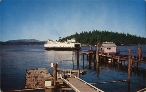 Motor Ferry Klickitat Friday Harbor, WA Postcard