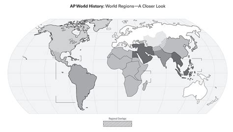 AP World History regions map Diagram | Quizlet