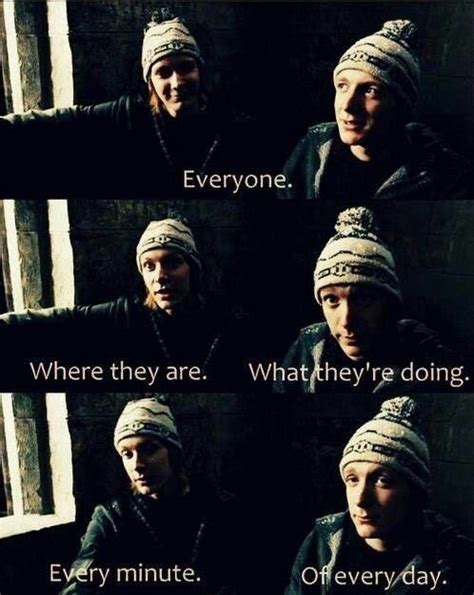 Weasley twins quote, they're too cute | *~Weasleys' Wizard Wheezes ...