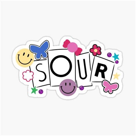 Olivia Rodrigo Sour Stickers for Sale | Preppy stickers, Scrapbook ...