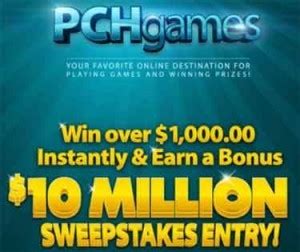 Pchgames.com - PCH Games Instant Win Games And $10 Million Sweepstakes