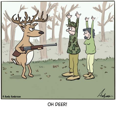 Cartoon/meme about deer hunting – Andy Anderson Cartoons