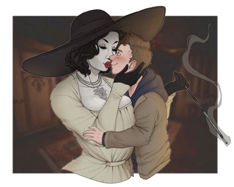 [Commission] Lady Dimitrescu x Ethan Winters from RE: Village for ...