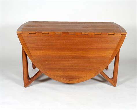 Niels Kofoed Drop-Leaf Teak Dining Table For Sale at 1stdibs