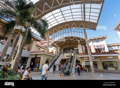 Manila, Philippines - Feb 24, 2018 : Building of Alabang town center in Manila city Stock Photo ...