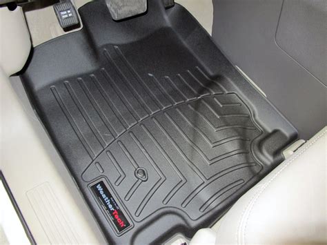 2008 Ford Edge WeatherTech Front Auto Floor Mats - Black