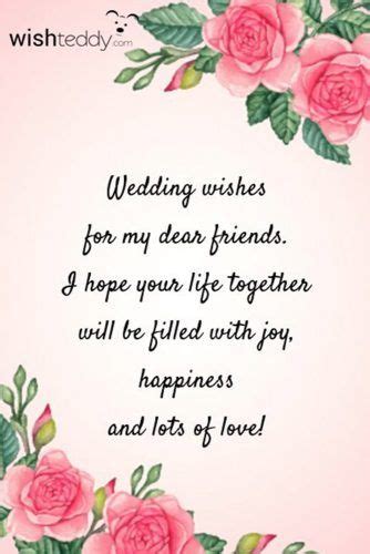 Best Wedding Wishes: What to Write in a Wedding Card | Wedding congratulations card, Wedding ...