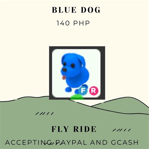 Adopt Me Pets | Blue Dog on Carousell