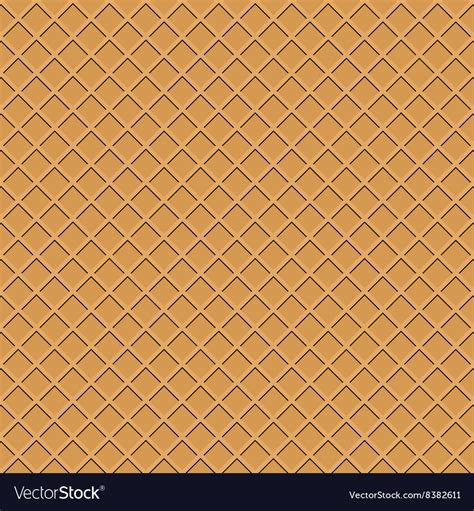 Waffle seamless background Royalty Free Vector Image