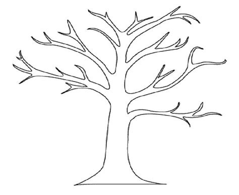 Tree Branches Printable Coloring Pages