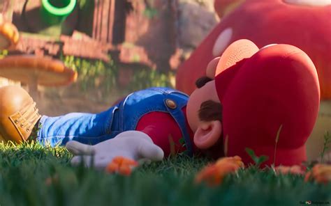 The Super Mario Bros. fun lying down HD wallpaper download