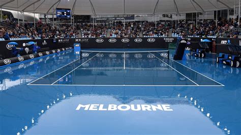 Download Australian Open Court Soaked In Rain Wallpaper | Wallpapers.com