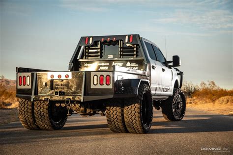 Not the Average Work Truck: A Radical Raised 2017 Flatbed Ford F350 Super Duty Dually | DrivingLine