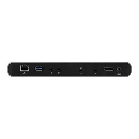 StarTech.com Thunderbolt 3 Dock, Dual Monitor 4K 60Hz TB3 Laptop Docking Station with ...