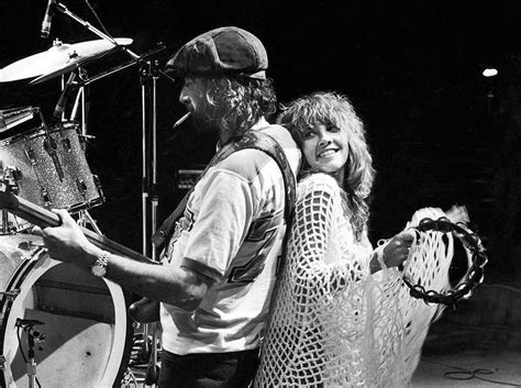 Stevie Nicks and John McVie during a Fleetwood Mac concert, 1977 | Jesse rutherford, Neil young ...