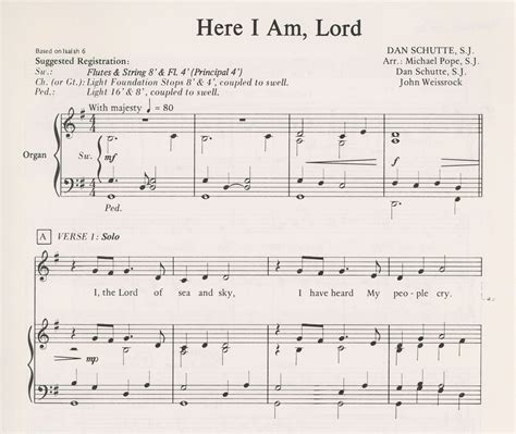 Here I Am, Lord — Hymnology Archive