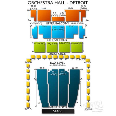 Orchestra Hall - Detroit Seating Chart | Vivid Seats