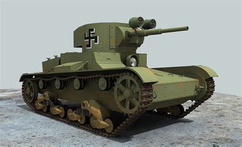 SketchUP Power 草圖力量: T26 Light Infantry Tank (1934) Finland