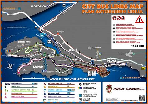 Dubrovnik Bus Map