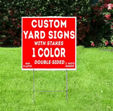 Custom Yard Signs - DisplayAvenue