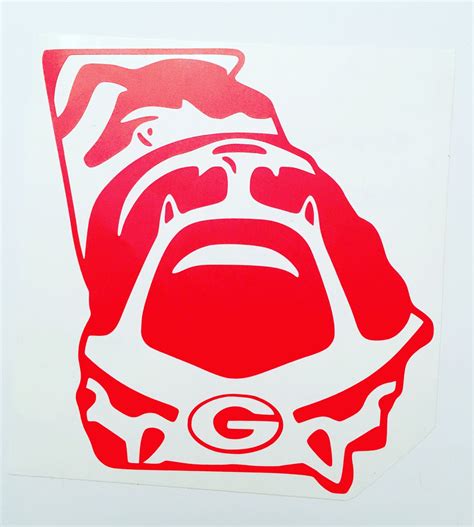 Vinyl Decal Georgia Bulldogs Decal Go Dawgs