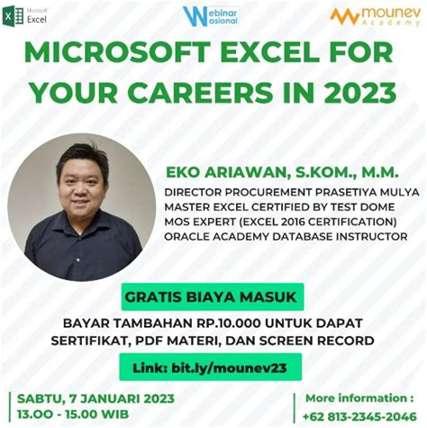 MICROSOFT EXCEL FOR YOUR CAREERS IN 2023