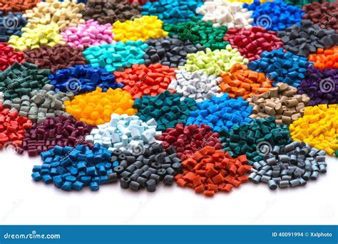 Dyed Plastic Granulate Resins Stock Photo - Image of chemistry, color: 40091994