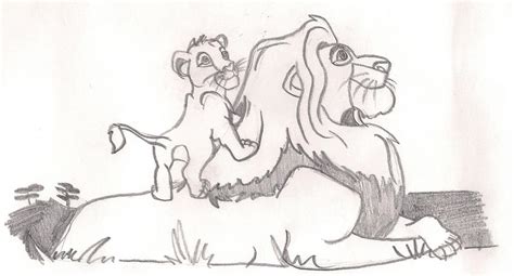 Simba and Mufasa by LauraCMcNally on DeviantArt